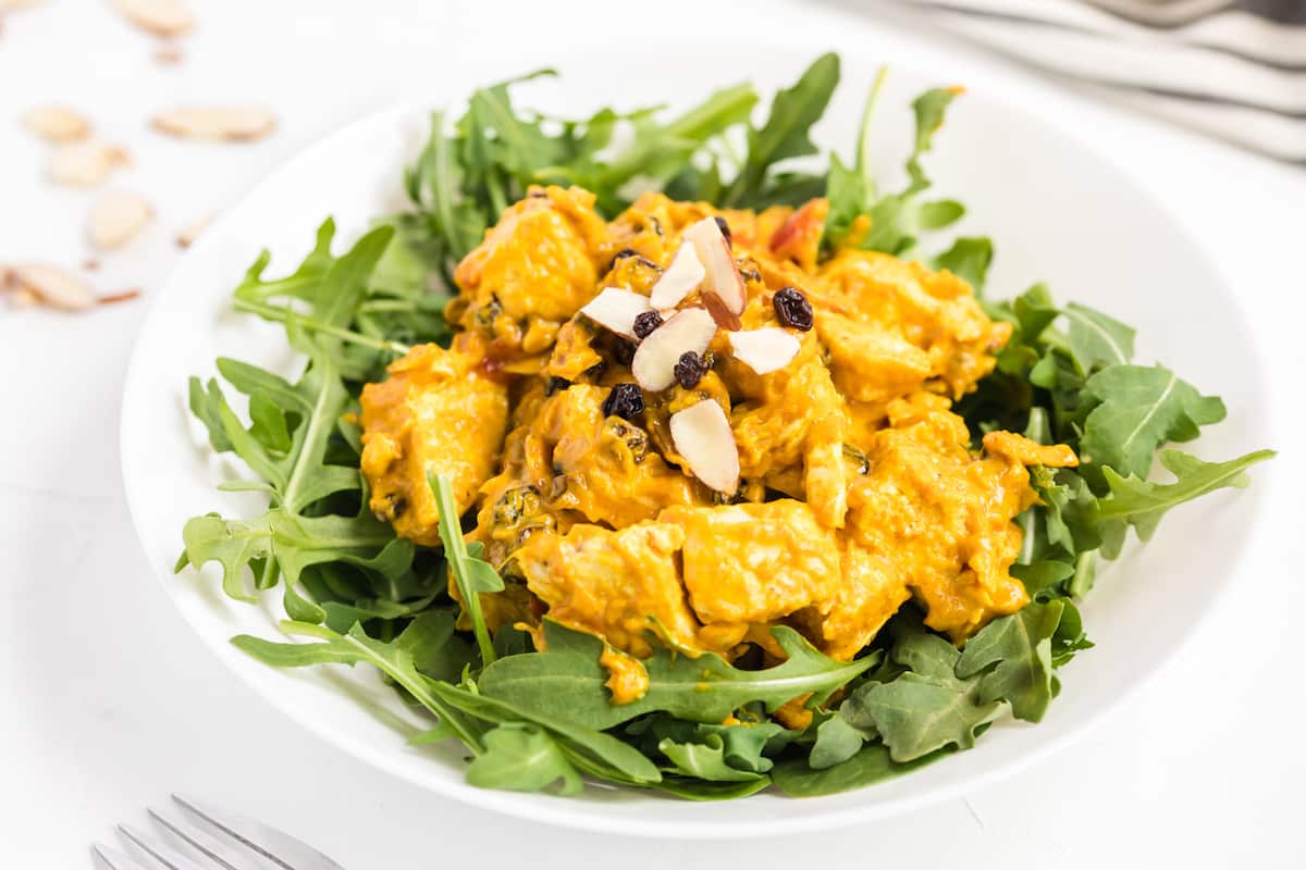 Copycat Whole Foods Curried Chicken Salad: Healthier & Cheaper